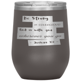 MeditateHealing.com Stainless Steel Vacuum Insulated Wine Tumbler