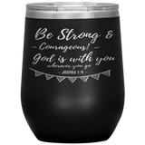 MeditateHealing.com Stainless Steel Vacuum Insulated Wine Tumbler