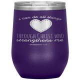 MeditateHealing.com Stainless Steel Vacuum Insulated Wine Tumbler