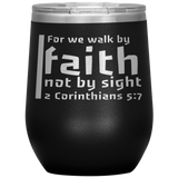 MeditateHealing.com Stainless Steel Vacuum Insulated Wine Tumbler