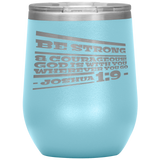 MeditateHealing.com Stainless Steel Vacuum Insulated Wine Tumbler