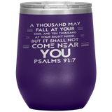 MeditateHealing.com Stainless Steel Vacuum Insulated Wine Tumbler