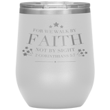 MeditateHealing.com Stainless Steel Vacuum Insulated Wine Tumbler