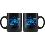 Bible Verses Black Mugs - Psalm 61:2 (Design 14) - Meditate Healing Christian Store