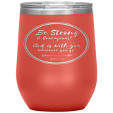 MeditateHealing.com Stainless Steel Vacuum Insulated Wine Tumbler
