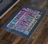 Bible Verses Anti-Slip Protective Doormat ~Joshua 1:9~ Design 8