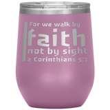 MeditateHealing.com Stainless Steel Vacuum Insulated Wine Tumbler