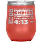 MeditateHealing.com Stainless Steel Vacuum Insulated Wine Tumbler