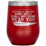 MeditateHealing.com Stainless Steel Vacuum Insulated Wine Tumbler