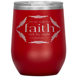 MeditateHealing.com Stainless Steel Vacuum Insulated Wine Tumbler