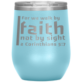 MeditateHealing.com Stainless Steel Vacuum Insulated Wine Tumbler