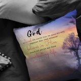 MeditateHealing.com Superior Broadcloth Fabric Throw Pillow Case