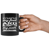 Bible Verses Black Mugs - Psalm 119:105 (Design 15) - Meditate Healing Christian Store