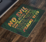 Bible Verses Anti-Slip Protective Doormat ~Psalm 91:10~ Design 7