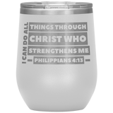 MeditateHealing.com Stainless Steel Vacuum Insulated Wine Tumbler