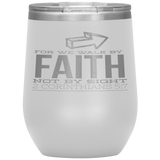 MeditateHealing.com Stainless Steel Vacuum Insulated Wine Tumbler