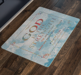 Bible Verses Anti-Slip Protective Doormat ~Psalm 73:26~ Design 10