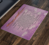 Bible Verses Anti-Slip Protective Doormat Prayer for Salvation ~Jonah 2:2-9~ (Design: Misty 1)