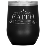 MeditateHealing.com Stainless Steel Vacuum Insulated Wine Tumbler