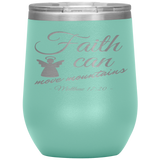MeditateHealing.com Stainless Steel Vacuum Insulated Wine Tumbler