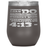MeditateHealing.com Stainless Steel Vacuum Insulated Wine Tumbler