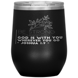 MeditateHealing.com Stainless Steel Vacuum Insulated Wine Tumbler