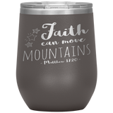 MeditateHealing.com Stainless Steel Vacuum Insulated Wine Tumbler
