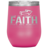 MeditateHealing.com Stainless Steel Vacuum Insulated Wine Tumbler