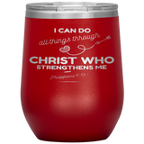 MeditateHealing.com Stainless Steel Vacuum Insulated Wine Tumbler