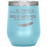 MeditateHealing.com Stainless Steel Vacuum Insulated Wine Tumbler