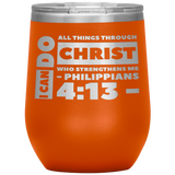 MeditateHealing.com Stainless Steel Vacuum Insulated Wine Tumbler