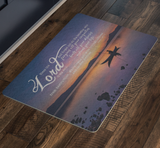 Bible Verses Anti-Slip Protective Doormat - The Lord Heals, Forgives And Redeems ~Psalm 103:2-4~