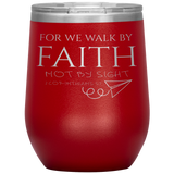 MeditateHealing.com Stainless Steel Vacuum Insulated Wine Tumbler