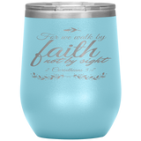 MeditateHealing.com Stainless Steel Vacuum Insulated Wine Tumbler