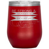 MeditateHealing.com Stainless Steel Vacuum Insulated Wine Tumbler