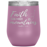 MeditateHealing.com Stainless Steel Vacuum Insulated Wine Tumbler