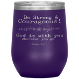 MeditateHealing.com Stainless Steel Vacuum Insulated Wine Tumbler