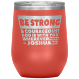 MeditateHealing.com Stainless Steel Vacuum Insulated Wine Tumbler