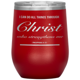 MeditateHealing.com Stainless Steel Vacuum Insulated Wine Tumbler