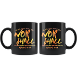 Bible Verses Dishwasher Safe Black Mugs - Psalm 91:10 Design 8