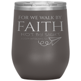 MeditateHealing.com Stainless Steel Vacuum Insulated Wine Tumbler