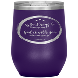 MeditateHealing.com Stainless Steel Vacuum Insulated Wine Tumbler