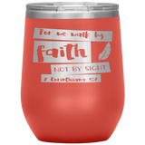 MeditateHealing.com Stainless Steel Vacuum Insulated Wine Tumbler