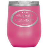 MeditateHealing.com Stainless Steel Vacuum Insulated Wine Tumbler