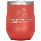MeditateHealing.com Stainless Steel Vacuum Insulated Wine Tumbler