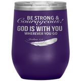 MeditateHealing.com Stainless Steel Vacuum Insulated Wine Tumbler