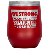 MeditateHealing.com Stainless Steel Vacuum Insulated Wine Tumbler