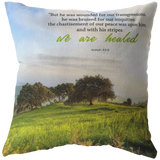 MeditateHealing.com | Superior Broadcloth Fabric Throw Pillow Case