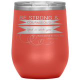 MeditateHealing.com Stainless Steel Vacuum Insulated Wine Tumbler