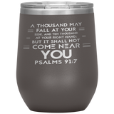 MeditateHealing.com Stainless Steel Vacuum Insulated Wine Tumbler